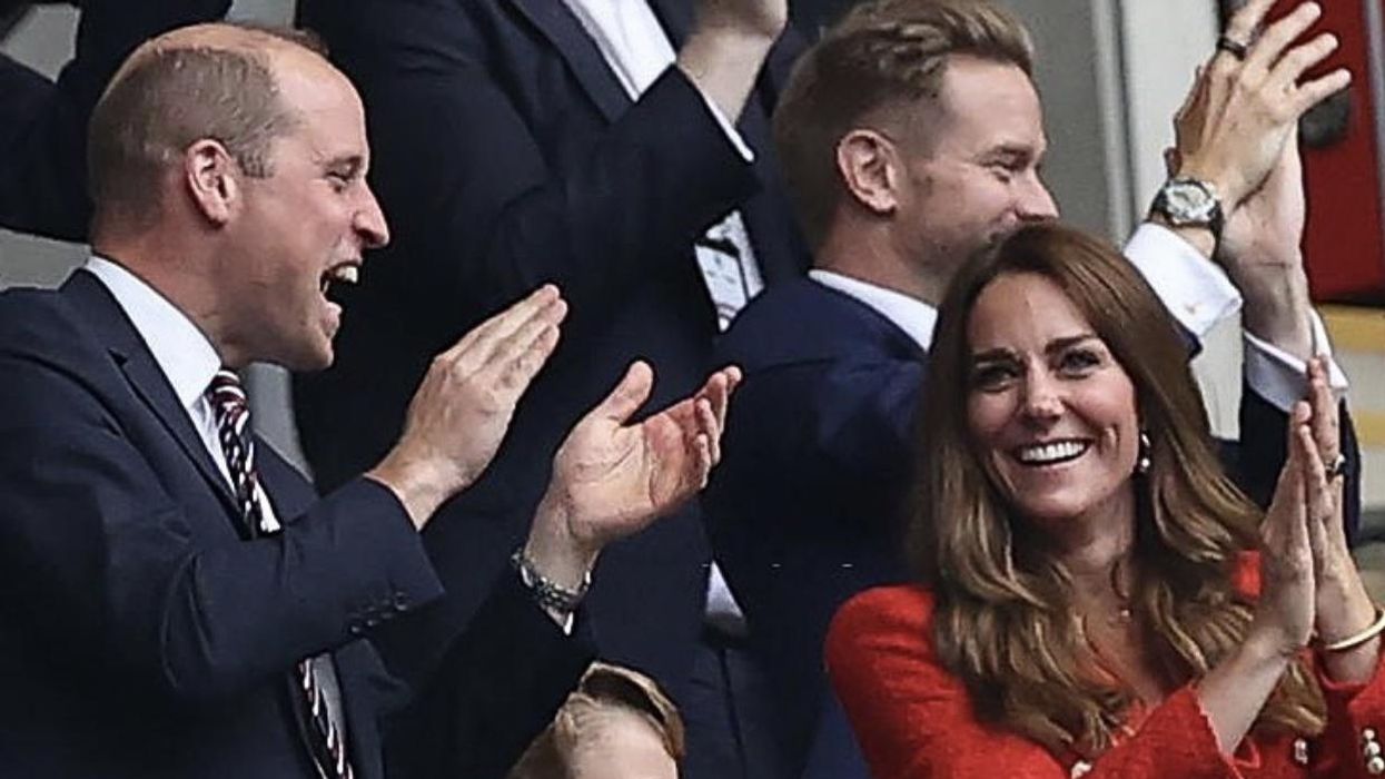 Prince William Cheers On England With Prince George At The Euro Finals