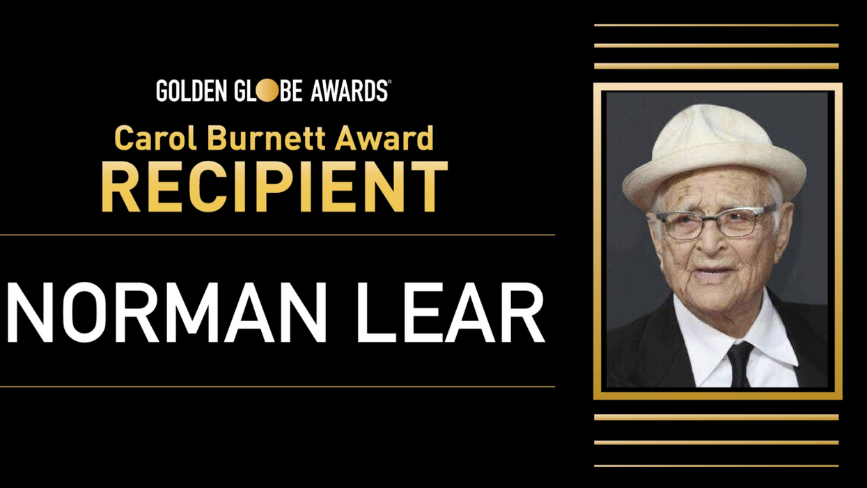 Norman Lear Accepts Carol Burnett Award at the Golden Globes