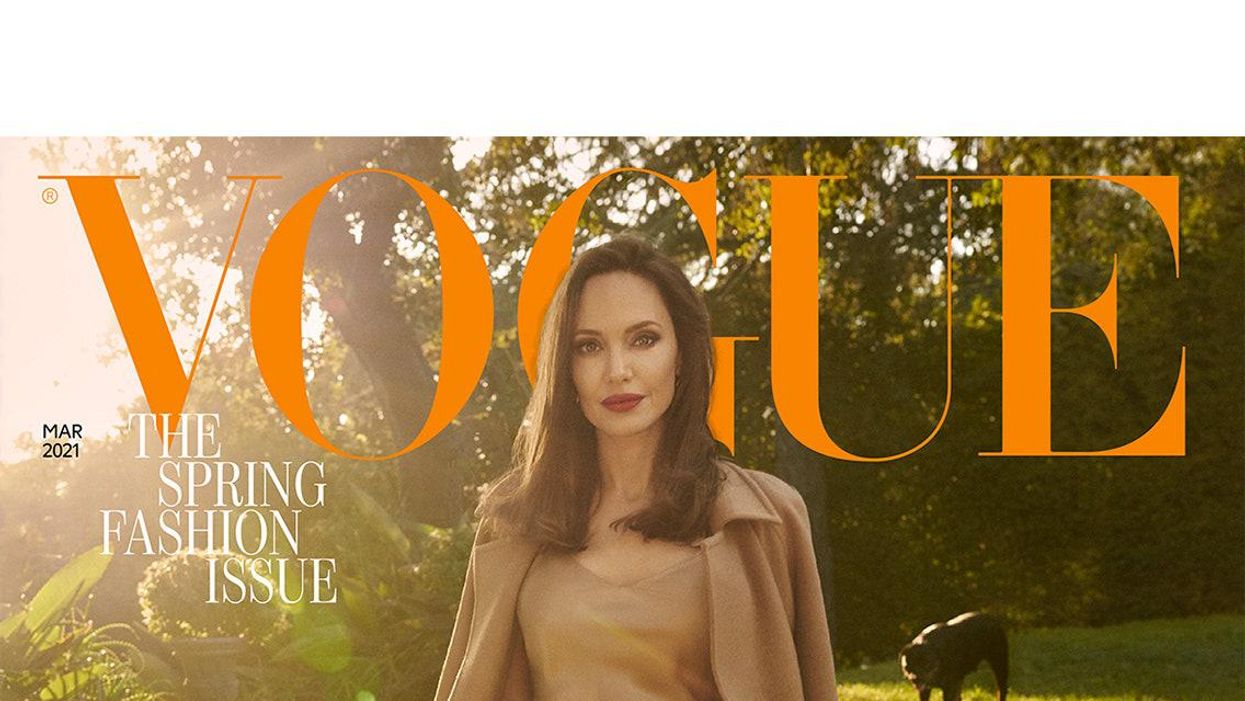 Angelina Jolie Graces Cover of 'British Vogue'