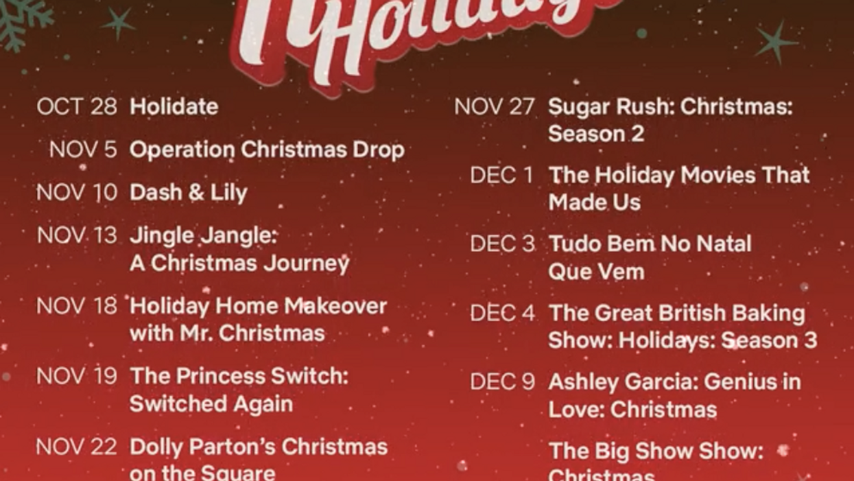 Netflix's 2020 Holiday Calendar Is Here: See What To Watch This Holiday Season