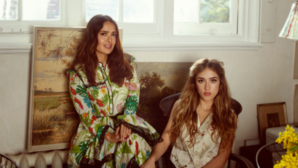 Salma Hayek and Daughter Valentina Take the Cover of 'Vogue Mexico'