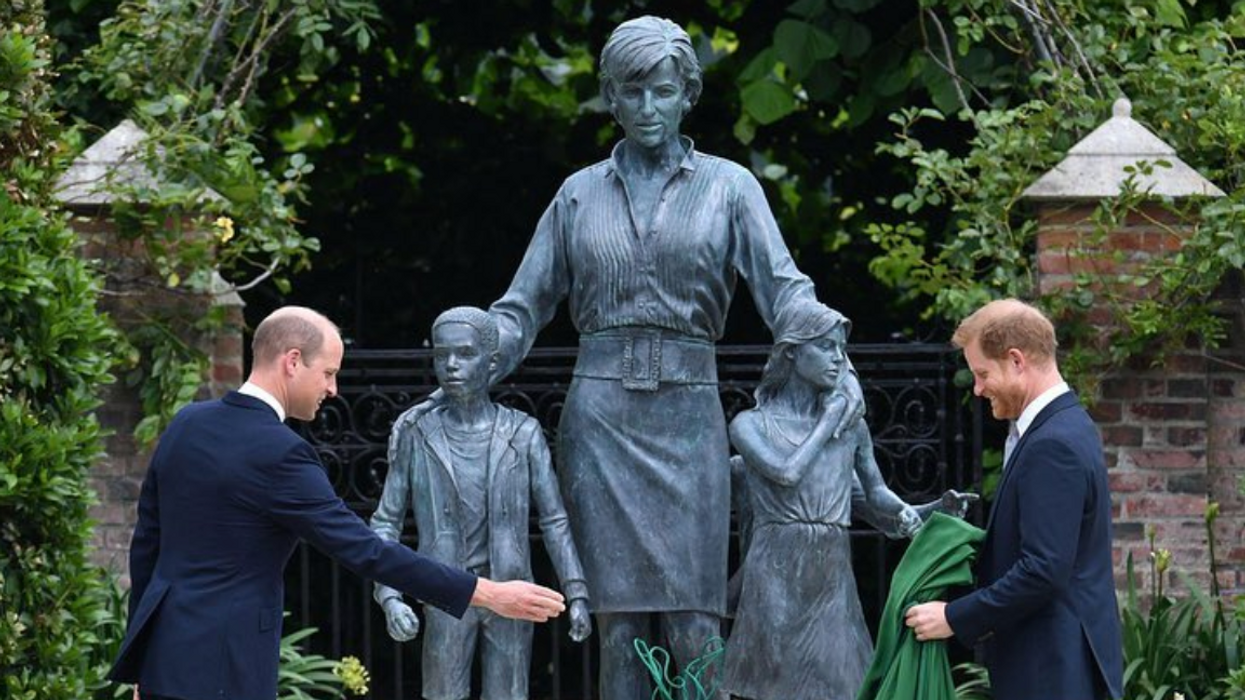 Prince Harry and Prince Williams Reunite for Prince Diana Statue Unveiling